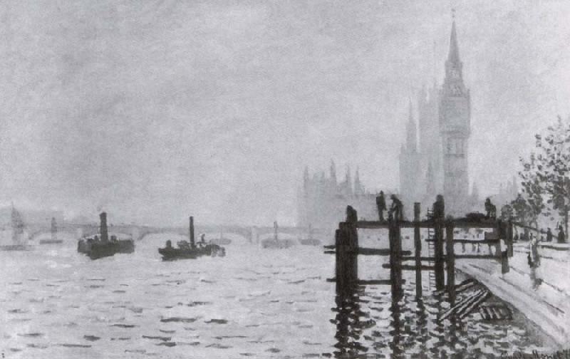 Claude Monet The Thames and Parliament oil painting image